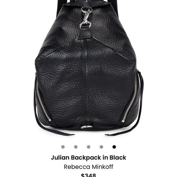 Rebecca Minkoff Julian Backpack in Black - Picture 7 of 12